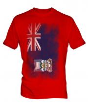Falkland Islands Faded Flag Mens T-Shirt