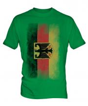 Germany State Faded Flag Mens T-Shirt