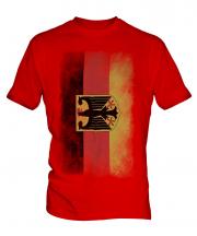 Germany State Faded Flag Mens T-Shirt