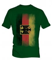 Germany State Faded Flag Mens T-Shirt