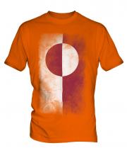 Greenland Faded Flag Mens T-Shirt
