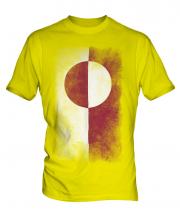 Greenland Faded Flag Mens T-Shirt