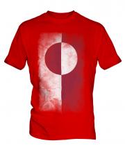 Greenland Faded Flag Mens T-Shirt