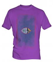 Guam Faded Flag Mens T-Shirt