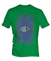 Guam Faded Flag Mens T-Shirt