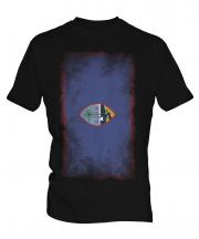 Guam Faded Flag Mens T-Shirt