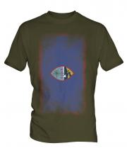 Guam Faded Flag Mens T-Shirt