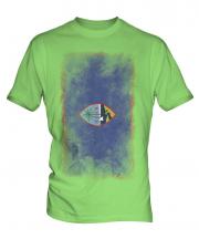 Guam Faded Flag Mens T-Shirt