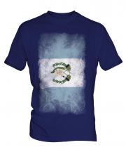 Guatemala Faded Flag Mens T-Shirt