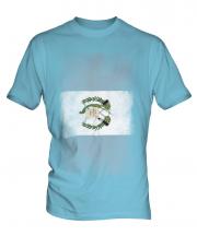 Guatemala Faded Flag Mens T-Shirt