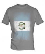 Guatemala Faded Flag Mens T-Shirt