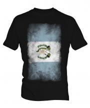 Guatemala Faded Flag Mens T-Shirt