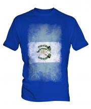 Guatemala Faded Flag Mens T-Shirt