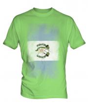 Guatemala Faded Flag Mens T-Shirt