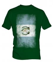 Guatemala Faded Flag Mens T-Shirt