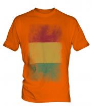 Guinea Faded Flag Mens T-Shirt