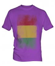 Guinea Faded Flag Mens T-Shirt