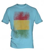 Guinea Faded Flag Mens T-Shirt