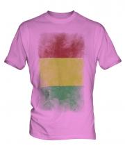 Guinea Faded Flag Mens T-Shirt