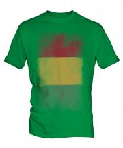 Guinea Faded Flag Mens T-Shirt