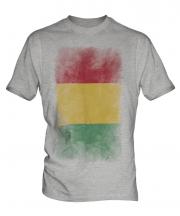Guinea Faded Flag Mens T-Shirt