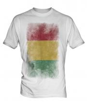Guinea Faded Flag Mens T-Shirt