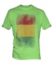 Guinea Faded Flag Mens T-Shirt
