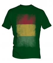 Guinea Faded Flag Mens T-Shirt