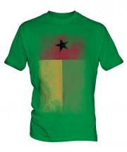 Guinea Bissau Faded Flag Mens T-Shirt