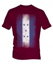 Honduras Faded Flag Mens T-Shirt