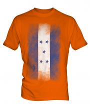 Honduras Faded Flag Mens T-Shirt