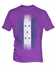 Honduras Faded Flag Mens T-Shirt