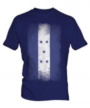 Honduras Faded Flag Mens T-Shirt