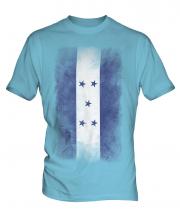 Honduras Faded Flag Mens T-Shirt