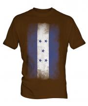 Honduras Faded Flag Mens T-Shirt
