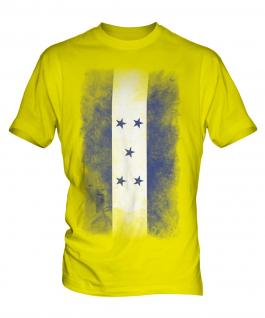 Honduras Faded Flag Mens T-Shirt