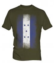 Honduras Faded Flag Mens T-Shirt