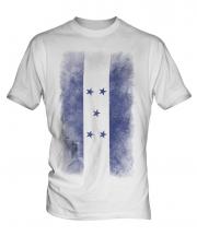 Honduras Faded Flag Mens T-Shirt