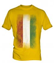 Hungary Faded Flag Mens T-Shirt