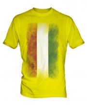 Hungary Faded Flag Mens T-Shirt