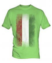 Hungary Faded Flag Mens T-Shirt