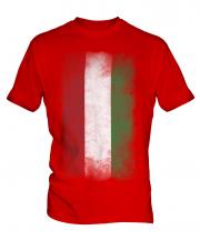 Hungary Faded Flag Mens T-Shirt