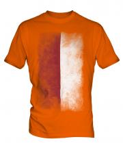 Indonesia Faded Flag Mens T-Shirt