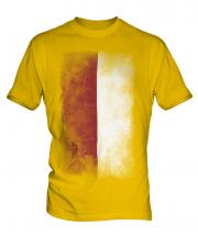 Indonesia Faded Flag Mens T-Shirt