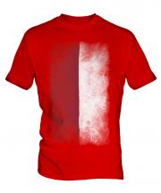 Indonesia Faded Flag Mens T-Shirt