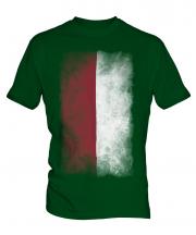 Indonesia Faded Flag Mens T-Shirt