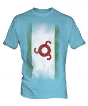 Ingushetia Faded Flag Mens T-Shirt