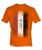 Iraq Faded Flag Mens T-Shirt