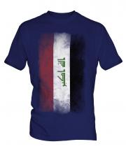 Iraq Faded Flag Mens T-Shirt
