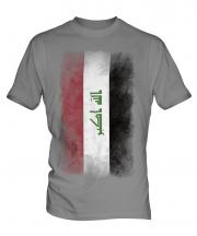 Iraq Faded Flag Mens T-Shirt